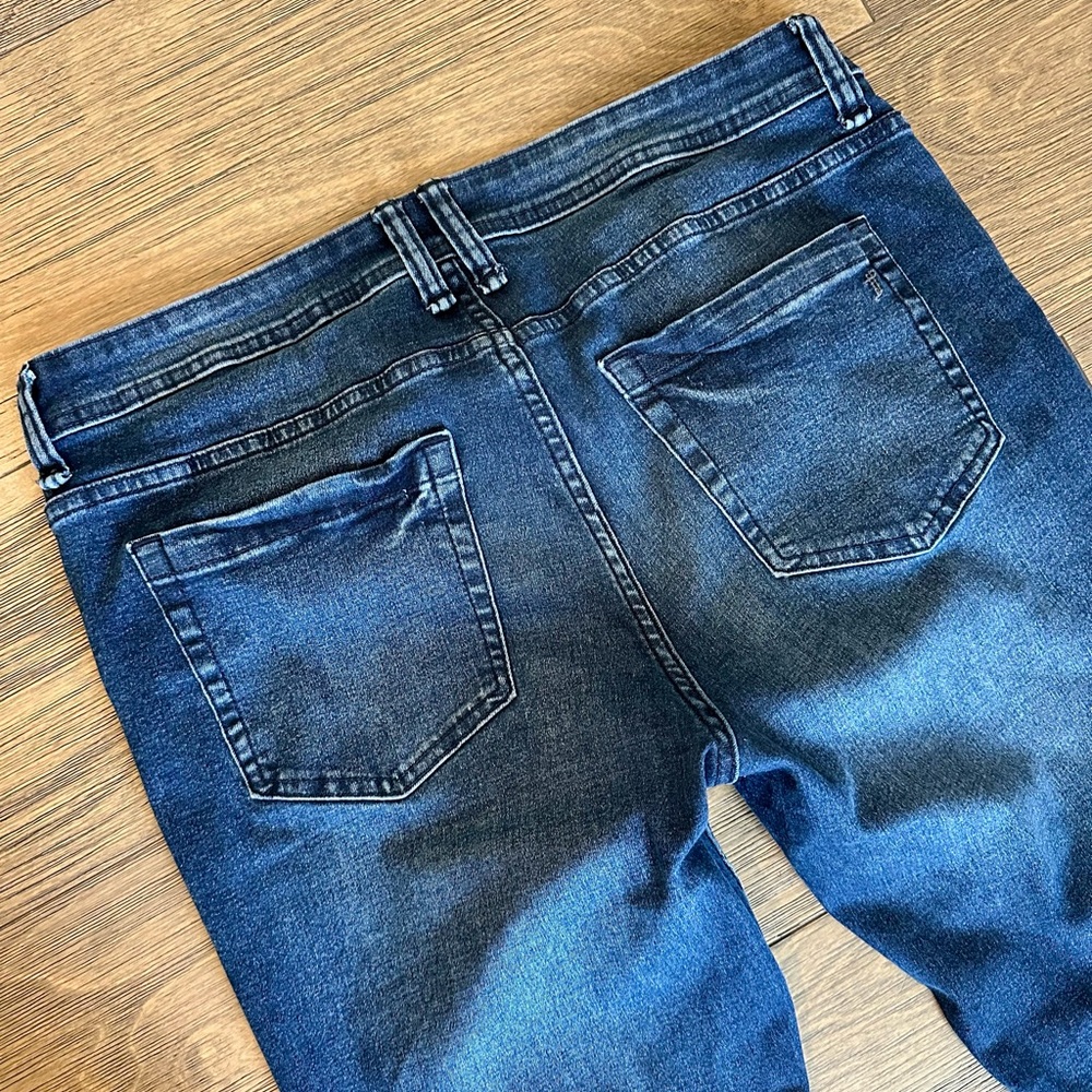 EUC - The Perfect Jean Men’s Dark Blue Denim Slim Fit Jeans- 34x32 - Picture 3 of 6
